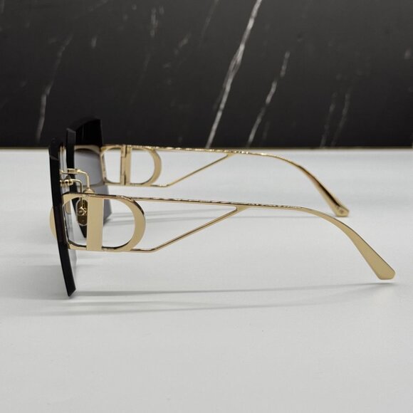 NEW 30MONTAIGNE S7U B0A0 DIOR GOLD GREY WOMEN DIOR SUNGLASSES - Picture 9 of 15